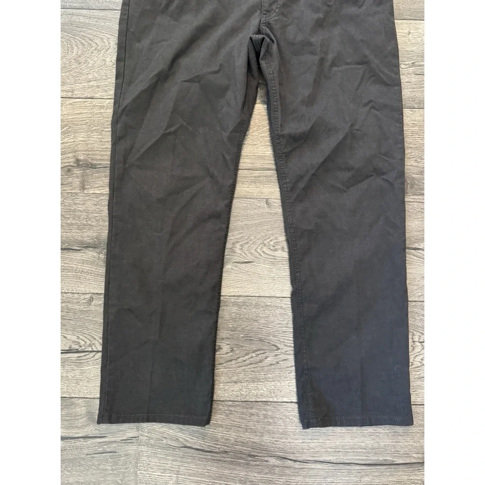 Brax Cooper Fancy Pants Mens 40x30 Gray Commute Office Work Travel Jean Trousers